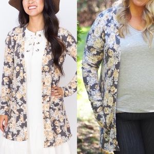 Essential Cardigan Rose to the Occasion Mustard